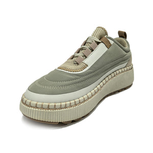 sheep nappa leather waterproof casual shoes ladies  hand stitch shoes
