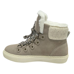 women cow suede leather snow  shoes waterproof ankle boots  fur lining Waterproof insulated ladies snow boots