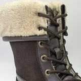 pu suede snow boots women winter fur warm ladies snow boots