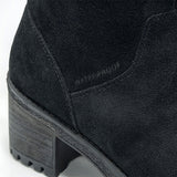 women cow suede leather snow shoes waterproof boots high-heeled boots Waterproof insulated ladies snow boots