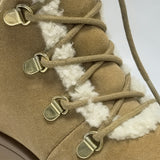cow suede leathe Waterproof ankle Snow Boots Women Winter Plush Thick Soled Outdoor Shoes