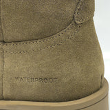 cow suede leathe Waterproof High Top Snow Boots Women Winter Plush Thick Soled Outdoor Cotton Shoes