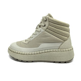 sheep nappa leather waterproof casual shoes ladies hand stitch ankle boots